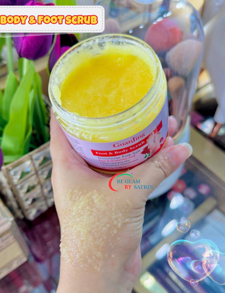 Guanjing Foot & Body Scrub (rose & Hyaluronic Acid)