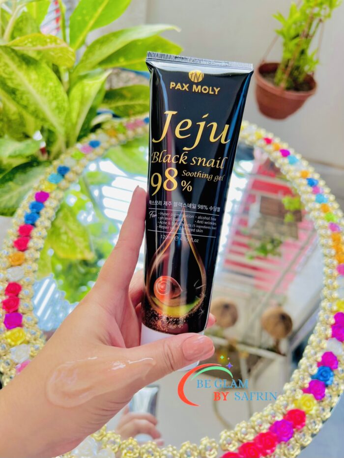 Paxmoly Jeju Black Snail 98% Soothing Gel