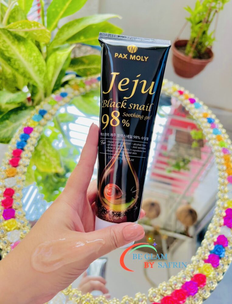 Paxmoly Jeju Black Snail 98% Soothing Gel
