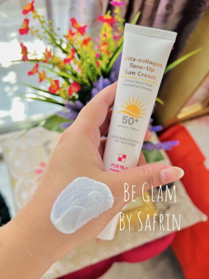 vita collagen tone up sun cream