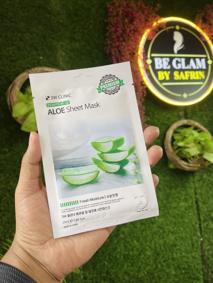 3W CLINIC Sheet Mask Premium Aloe Vera