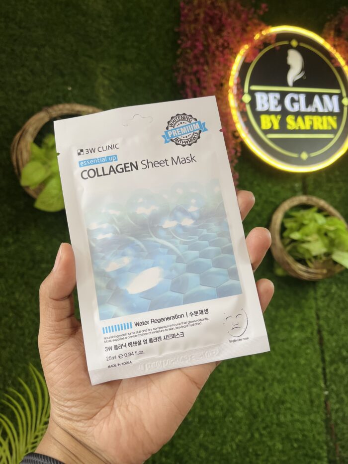 3W CLINIC Sheet Mask Premium Collagen