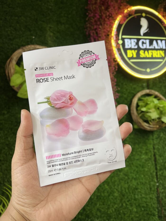 3W CLINIC Sheet Mask Rose