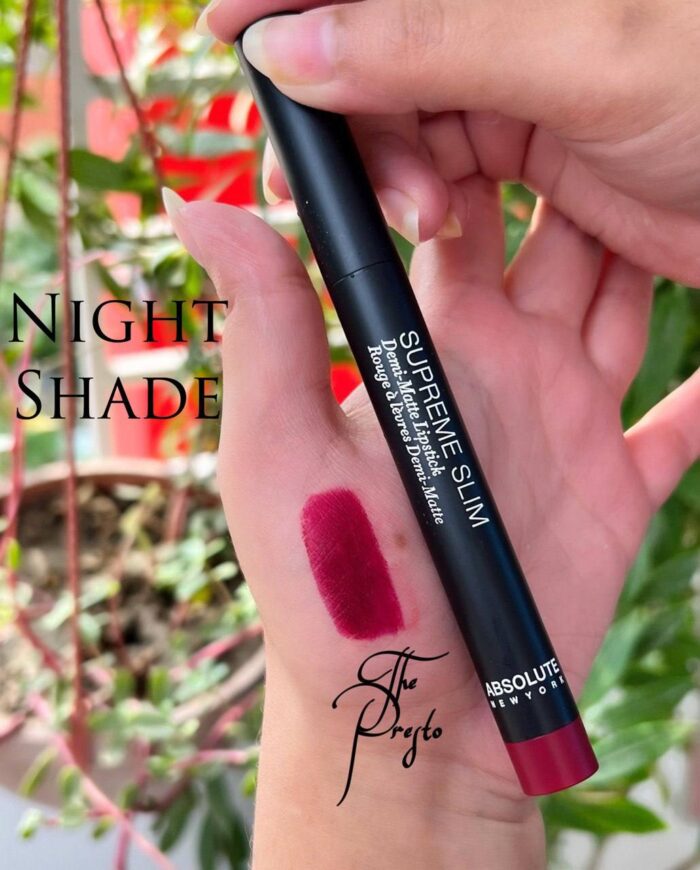 Absolute New York Lipstick Night shade