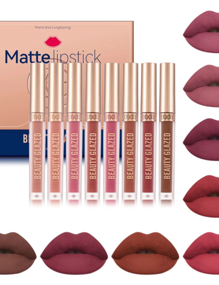 Beauty Glazed Long Lasting 8pcs Matte Lipstick Set