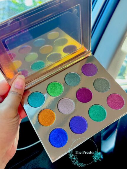 Everly 12 Colors Glittery Eyeshadow Palette