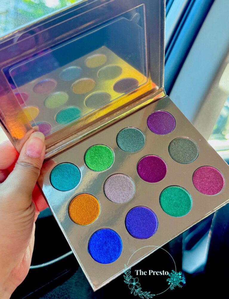 Everly 12 Colors Glittery Eyeshadow Palette