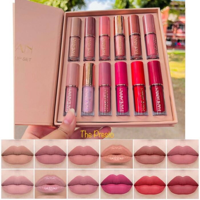 Handaiyan 12 Colors Velvet Matte Liquid Lipstick