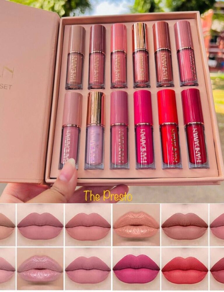 Handaiyan 12 Colors Velvet Matte Liquid Lipstick