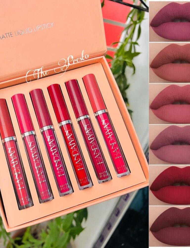 Handaiyan 6 Pieces Matte Liquid Lipstick