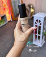 La Girl Pro. Matte HD Foundation Medium Beige