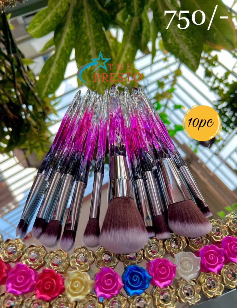 Maange 10ps Glassy Brush Set