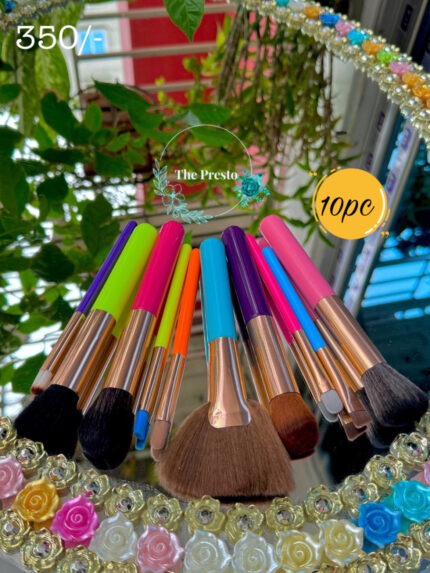 Maange 10ps Multi Color Brush Set