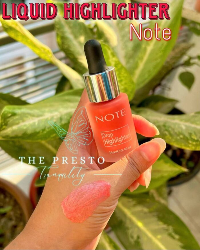 Note Drop Highlighter pearl Rose