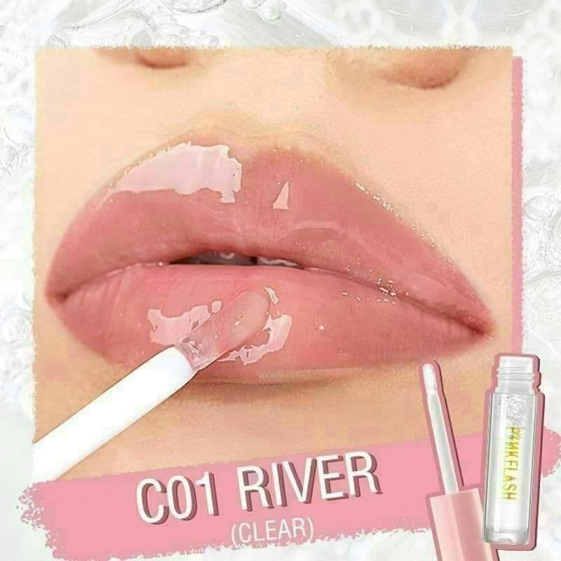 Pink Flash Lip Gloss C01 River