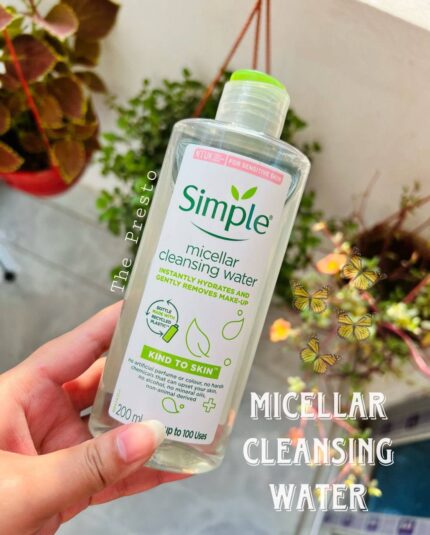 Simple Micellar Cleansing Water