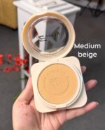 Everly matte Compact powder Waterproof full coverage mediym beige