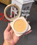 Everly matte Compact powder Waterproof full coverage warm beige