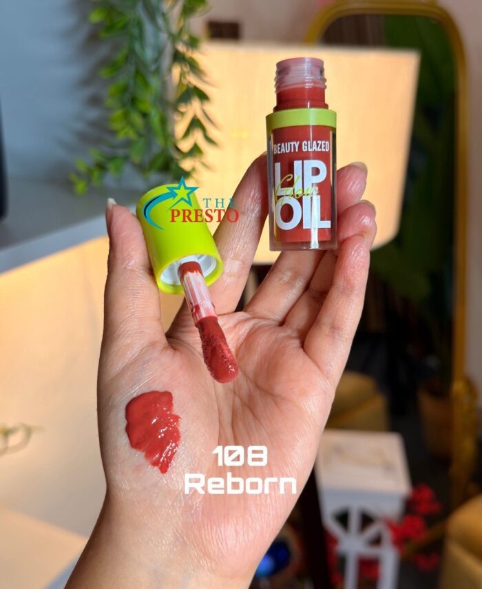 Beauty glazed lip oil