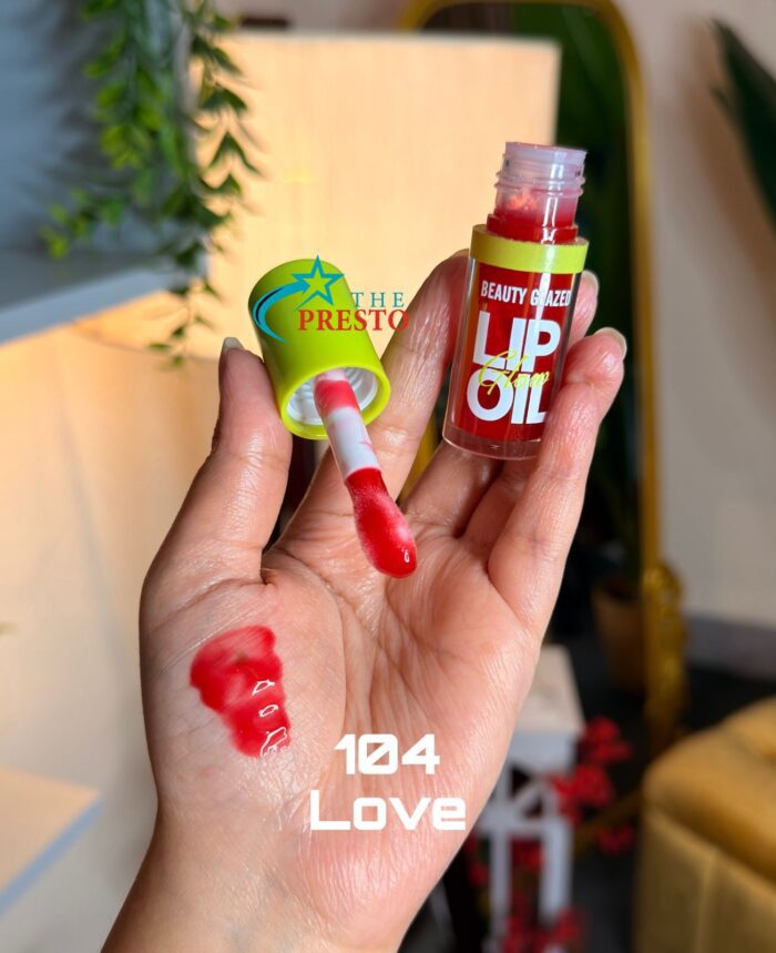 Beauty glazed lip oil