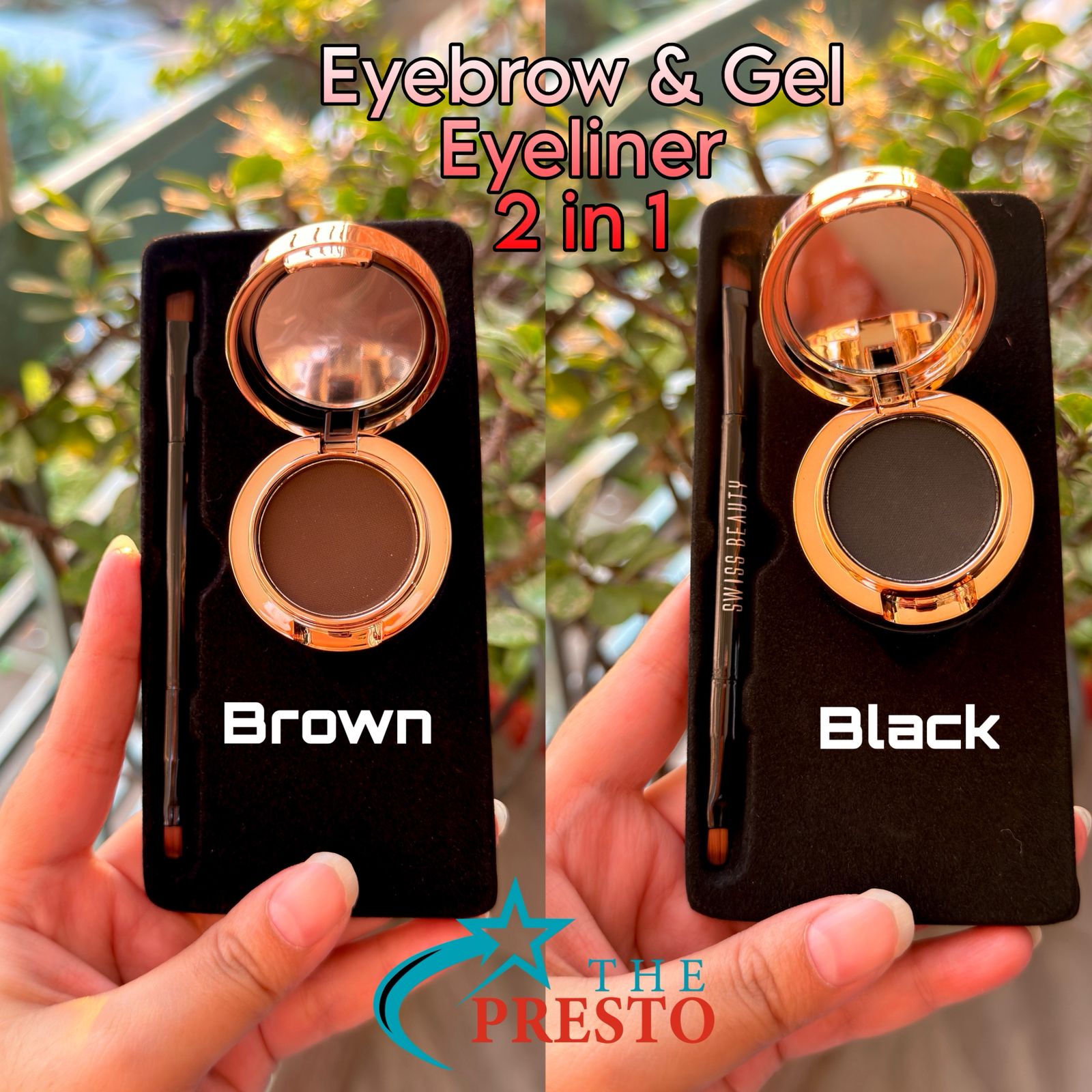 Eyebrow & Gel Eyeliner 2 in 1 Eyebrow & Gel Eyeliner 2 in 1