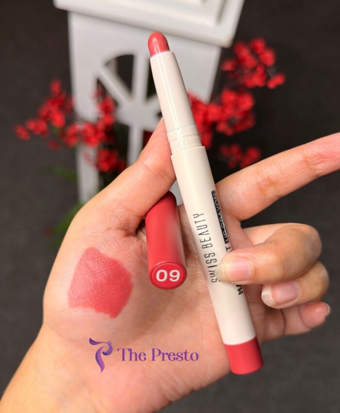 Swiss Beauty Matte Cat Lip Crayan Lipi