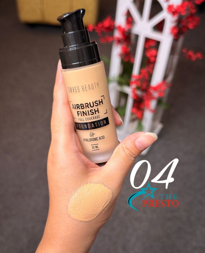 Swiss beauty airbrush finish full coverage foundation