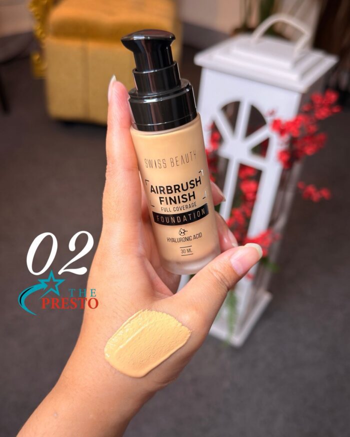 Swiss beauty airbrush finish full coverage foundation