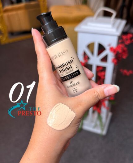 Swiss beauty airbrush finish full coverage foundation