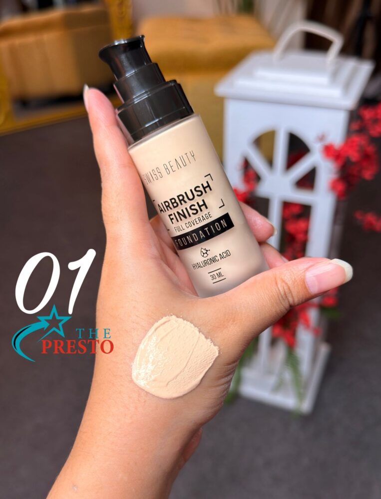 Swiss beauty airbrush finish full coverage foundation