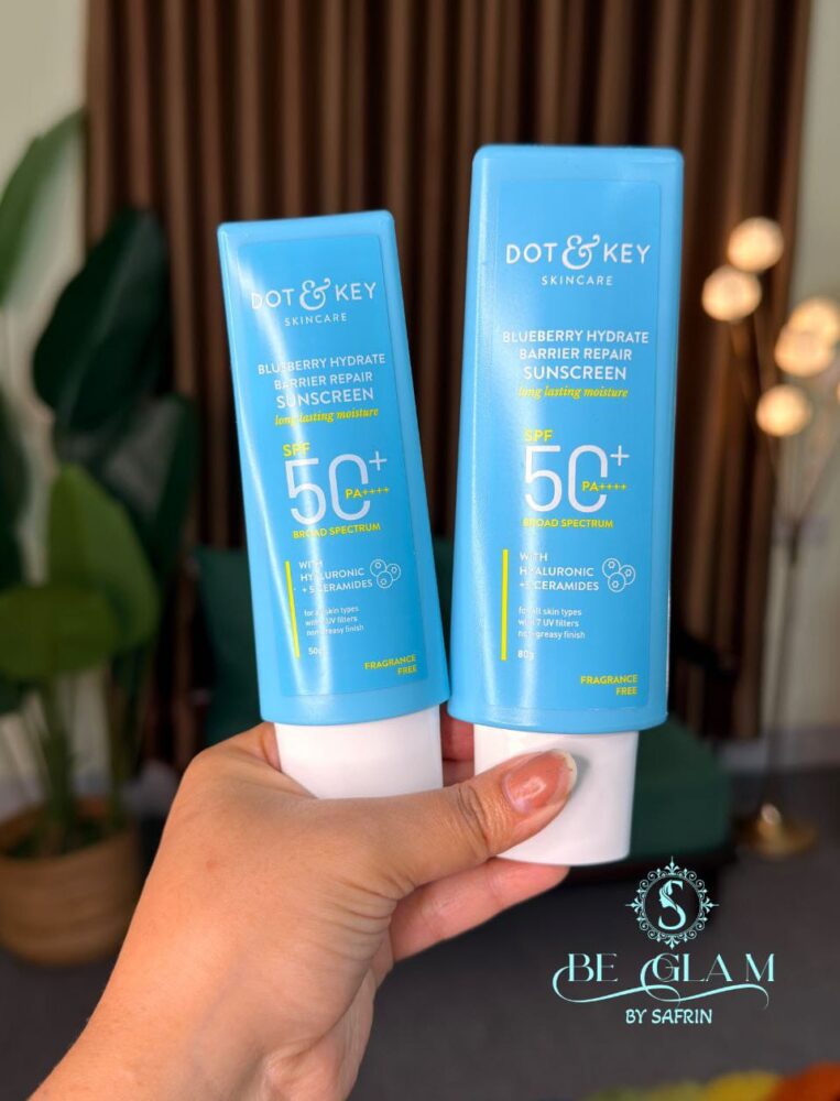Dot key Blueberry Hydrate Barrier Repair Sunscreen SPF 50 PA