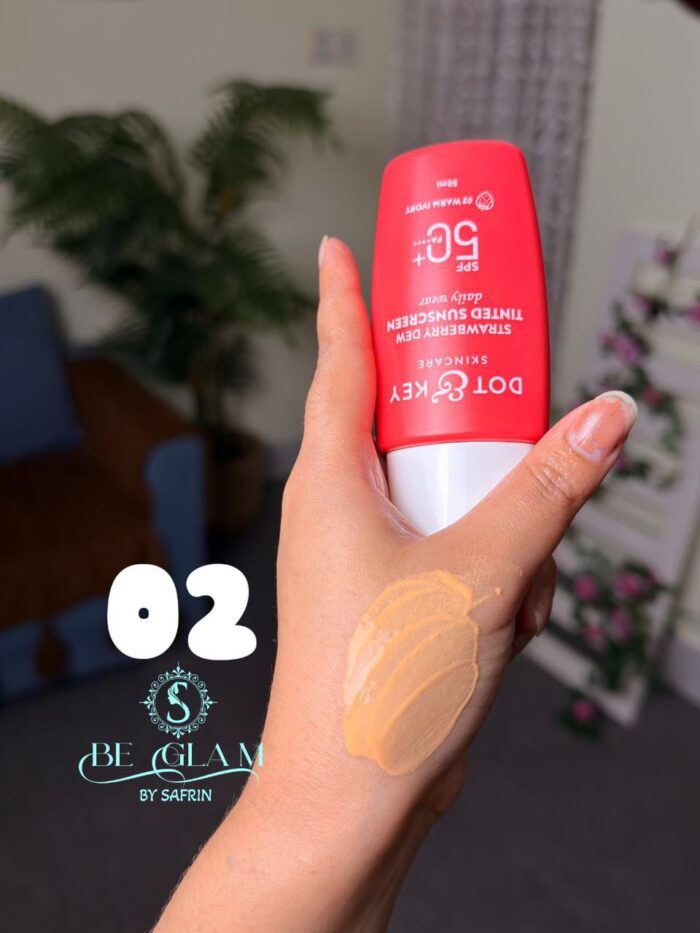 Dot key Strawberry Dew Tinted Sunscreen SPF 50 PA 2