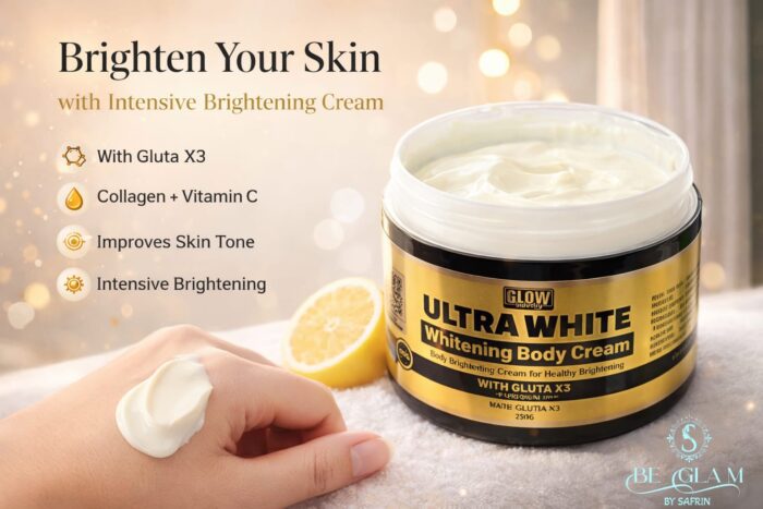 Glow Industry Ultra White Whitening Body Cream with Gluta X3 2