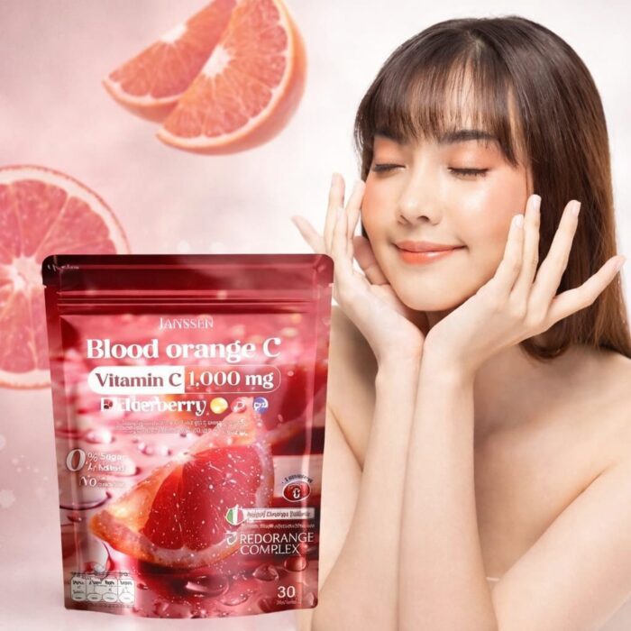 Jamsai Blood Orange C Vitamin C 1000mg with Elderberry Extract 2