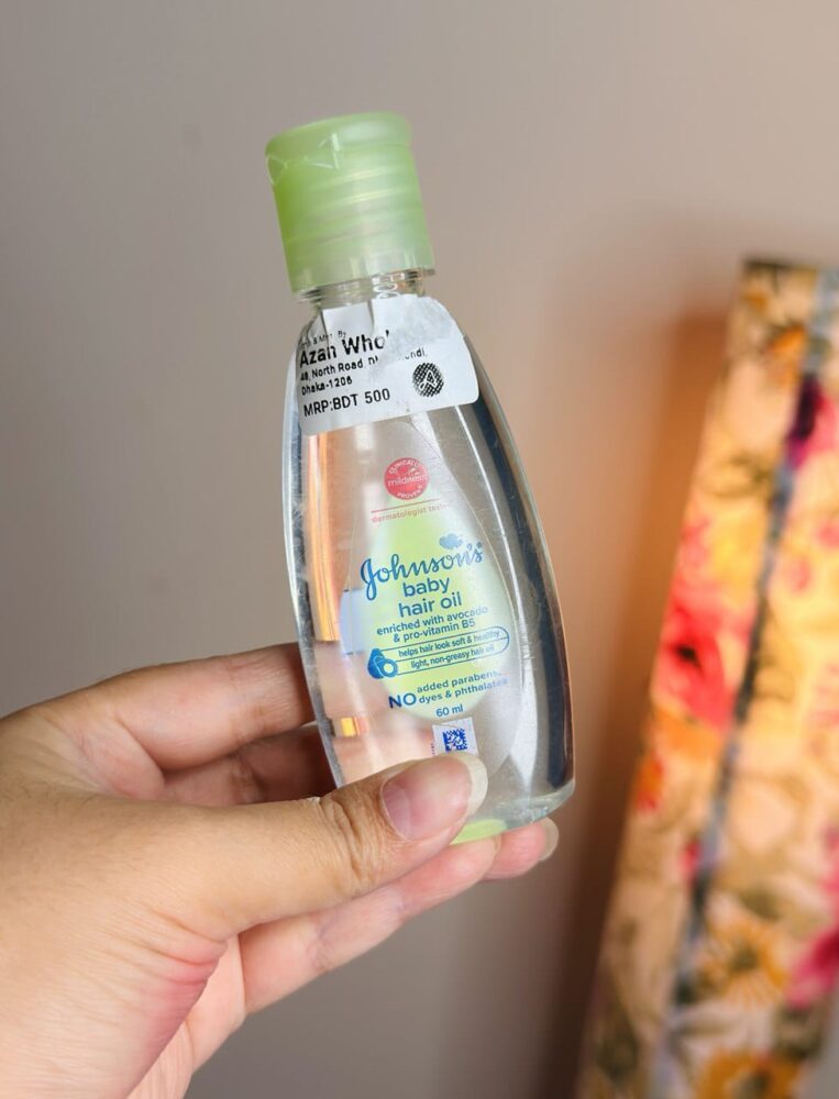 Johnsons Baby Hair Oil