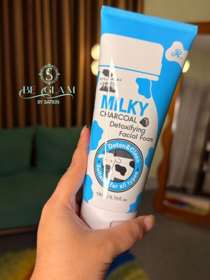 AR Milky Charcoal Detoxifying Facial Foam