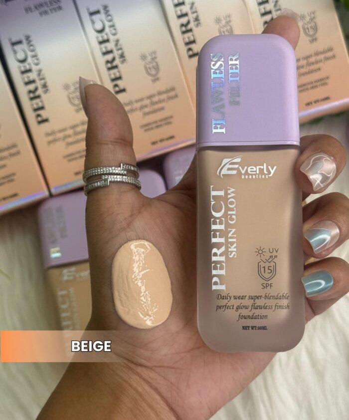 Everly Beauties Perfect Skin Glow Foundation SPF 15 4