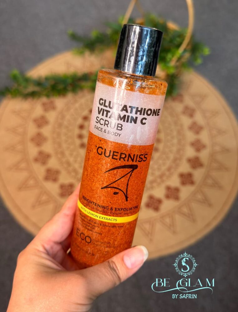 Guerniss Raw Glutathione Vitamin C Face Body Scrub 1