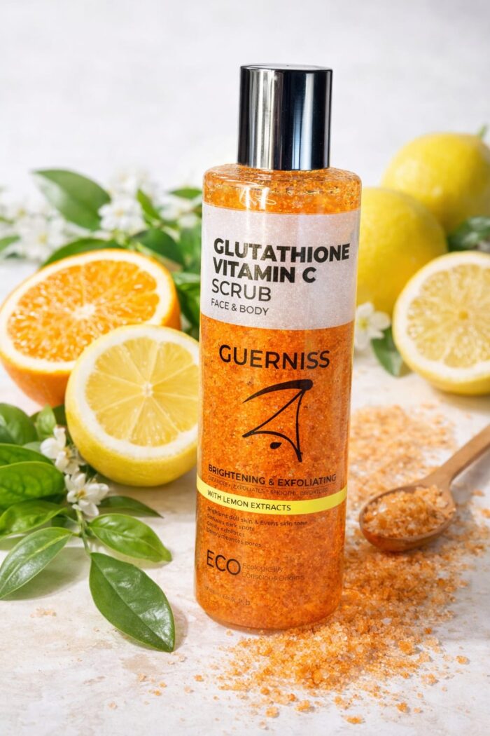 Guerniss Raw Glutathione Vitamin C Face Body Scrub 2