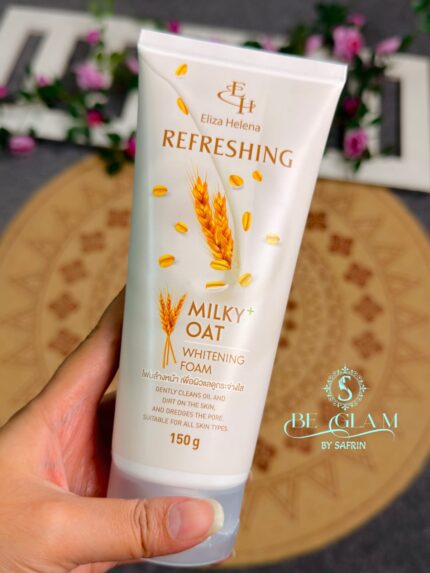Eliza Helena Refreshing Milky Oat Whitening Foam
