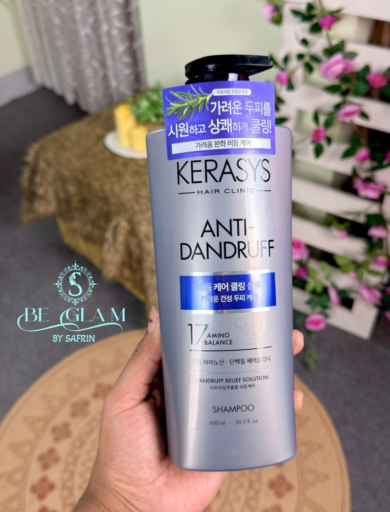 Kerasys Hair Clinic Scalp Cooling Anti Dandruff Protein Shampoo