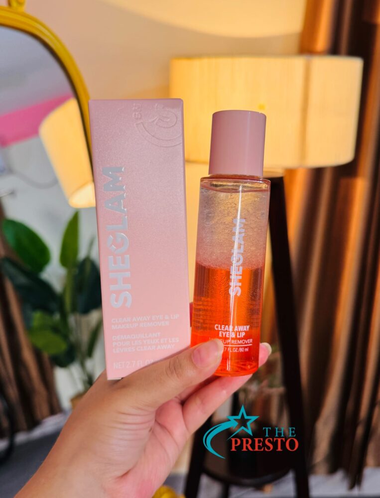 SheGlam Clear Away Eye Lip Makeup Remover 1