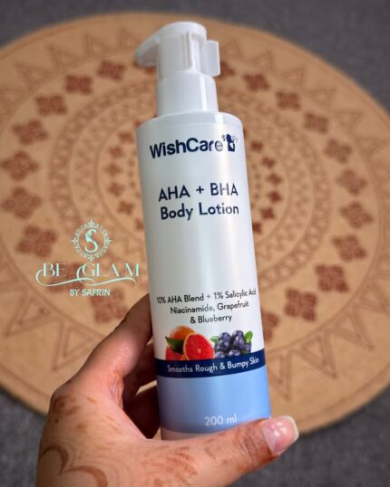 Wishcare AHA +BHA Body Lotion (Specifically formulated with a 10% AHA Blend and 1% Salicylic Acid)