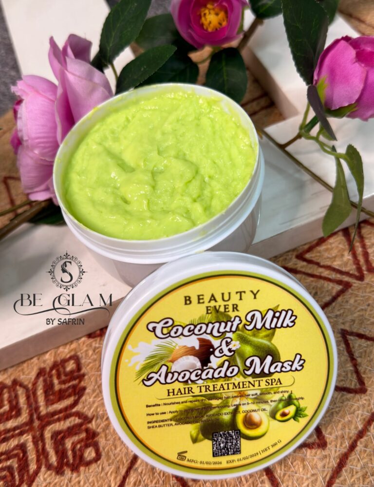 Beauty Ever Coconut Milk & Avocado Mask Hair Treatment Spa