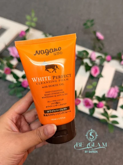 Nagano White Perfect Cleansing Foam with Horse Oil