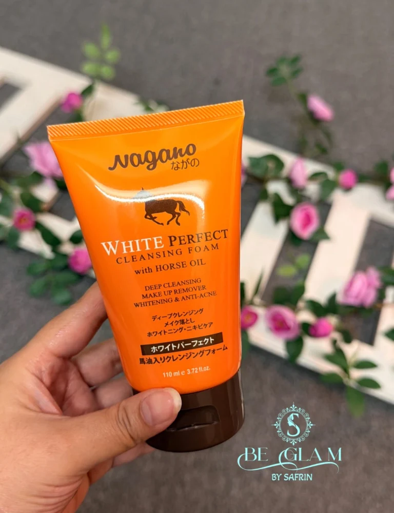 Nagano White Perfect Cleansing Foam with Horse Oil