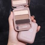 Novo Women's Waterproof Long-Lasting Non-Marking Shadow Three-Color Eyebrow Powder