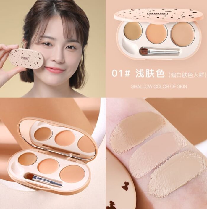 NOVO 3 color concealer kit