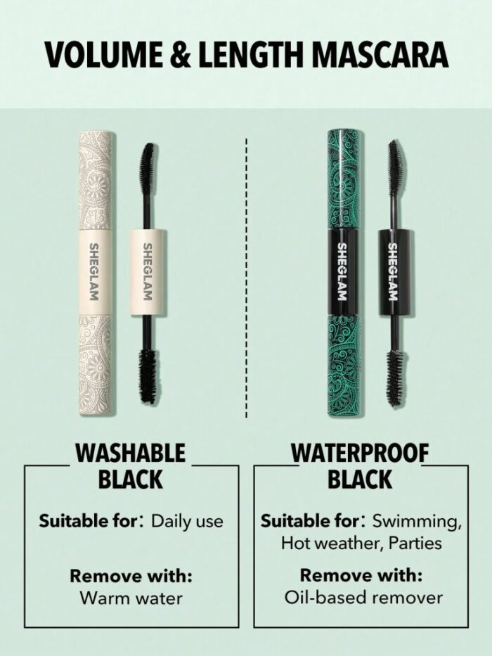 SheGlam 2 in 1 Volume And Length Mascara