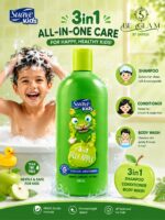 Suave Kids 3-in-1 Silly Apple Shampoo + Conditioner + Body Wash